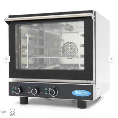  Φούρνος συνδυασμένου ατμού - Χωράει 4 x 2/3 GN δίσκους - Αναλογικός